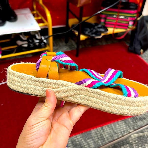 ISABEL MARANT NWT Box Mezzee Platform Wedge Espadrille 36/6 - Picture 5 of 9